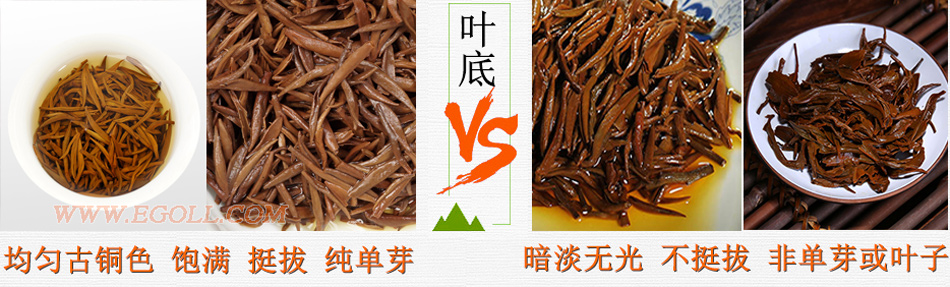 好壞金駿眉圖片對(duì)比，怎么挑選金駿眉茶葉