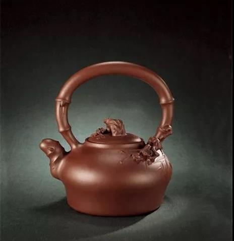 10種最美花器提梁壺，精美別致雕花紫砂壺!