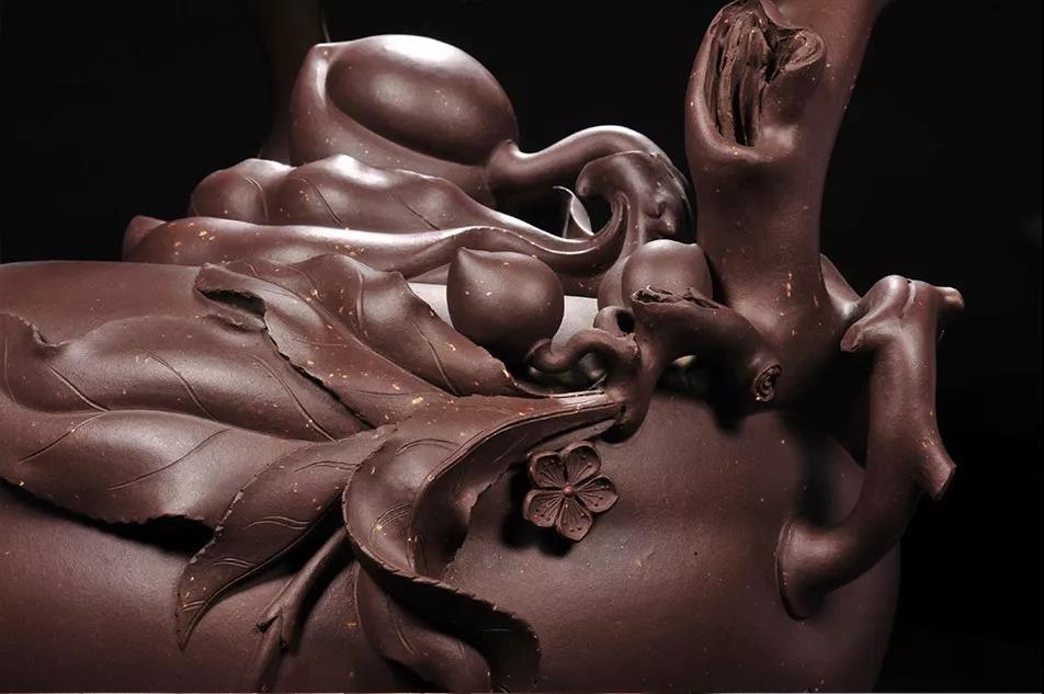 10種最美花器提梁壺，精美別致雕花紫砂壺!