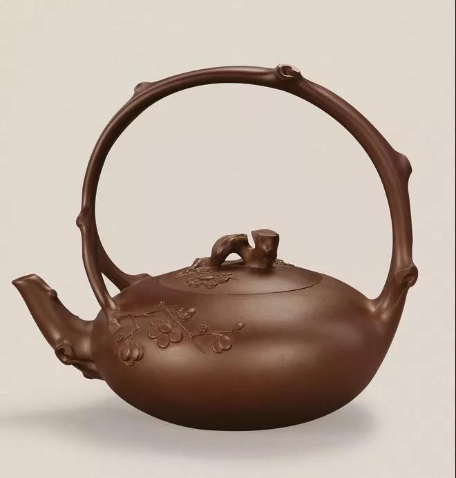10種最美花器提梁壺，精美別致雕花紫砂壺!