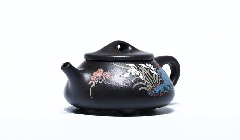 石瓢手工紫砂壺，精致典雅紫砂壺