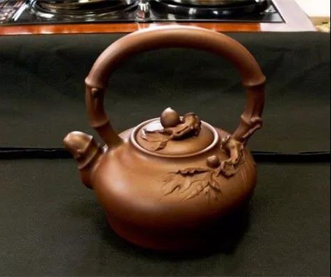 10種最美花器提梁壺，精美別致雕花紫砂壺!