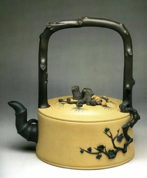 10種最美花器提梁壺，精美別致雕花紫砂壺!